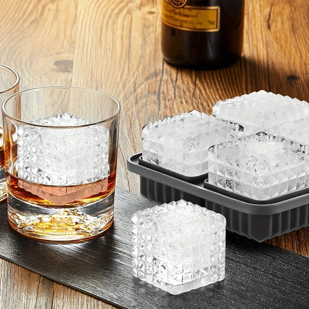 FrostBrick™ – XL Silicone Ice Cube Tray with Lid