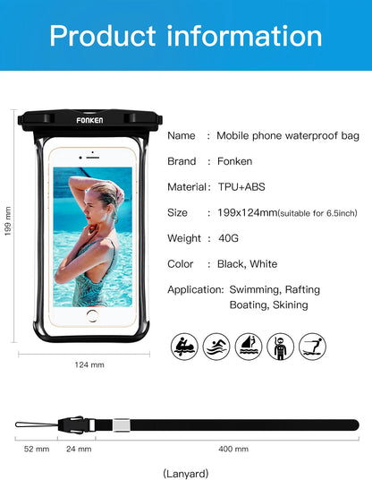 AquaGuard™ Universal Waterproof Phone Case — Dive-Ready Protection