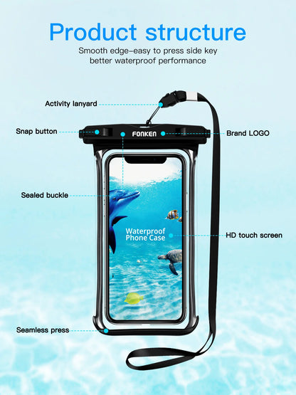 AquaGuard™ Universal Waterproof Phone Case — Dive-Ready Protection