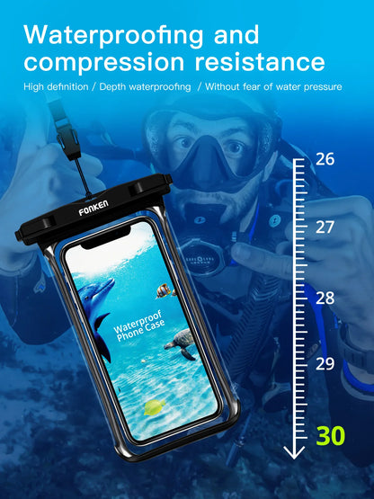 AquaGuard™ Universal Waterproof Phone Case — Dive-Ready Protection