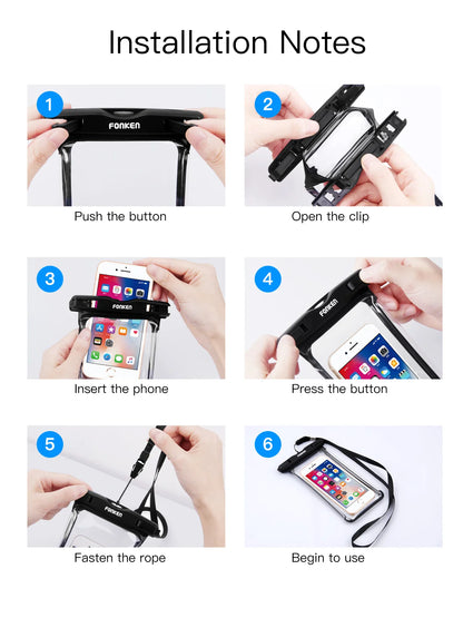 AquaGuard™ Universal Waterproof Phone Case — Dive-Ready Protection