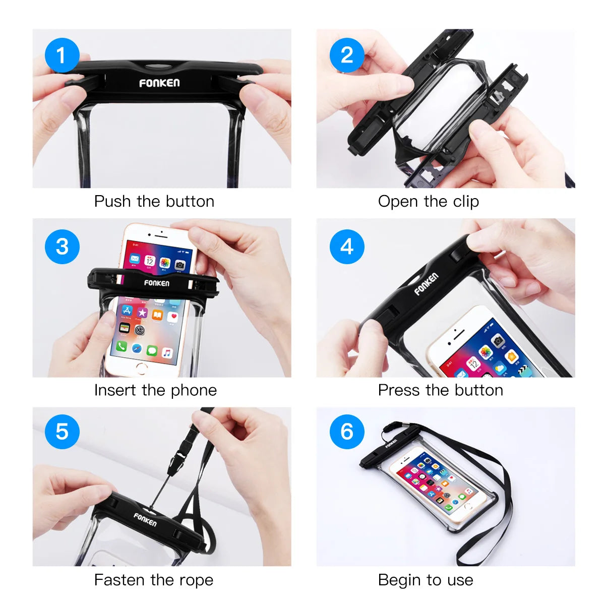 AquaGuard™ Universal Waterproof Phone Case — Dive-Ready Protection