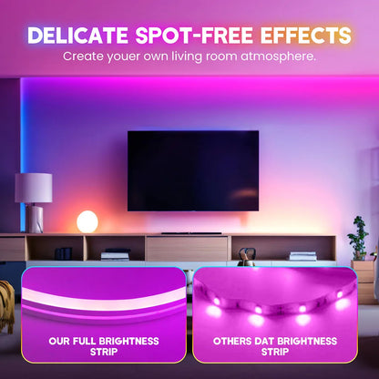 GlowTune™ Bluetooth LED Strip – Music Sync Neon Light, Waterproof