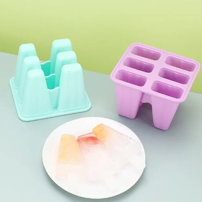 FrostyFun™ 10-Cavity Silicone Popsicle Mold – BPA-Free & Easy Release