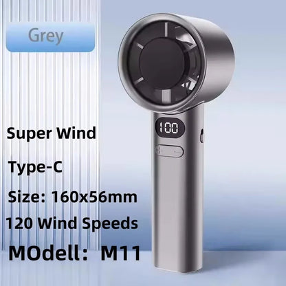 BreezyFlow™ 8000mAh Neck Fan – Hands-Free, Bladeless, Rechargeable Cooling