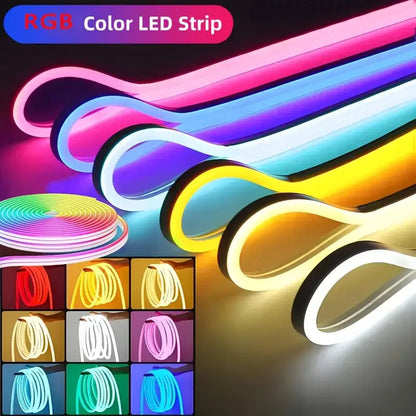 GlowTune™ Bluetooth LED Strip – Music Sync Neon Light, Waterproof