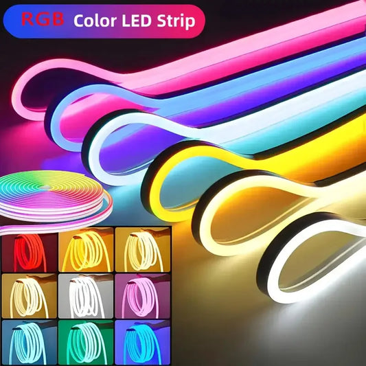 GlowTune™ Bluetooth LED Strip – Music Sync Neon Light, Waterproof
