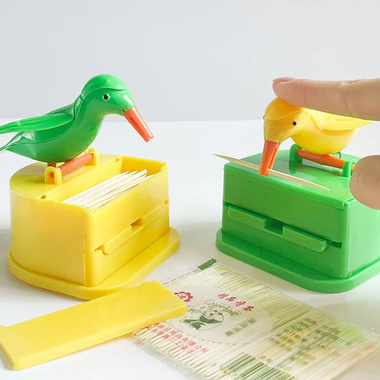 QuackyPick™ – Duck-Shaped Automatic Toothpick Dispenser