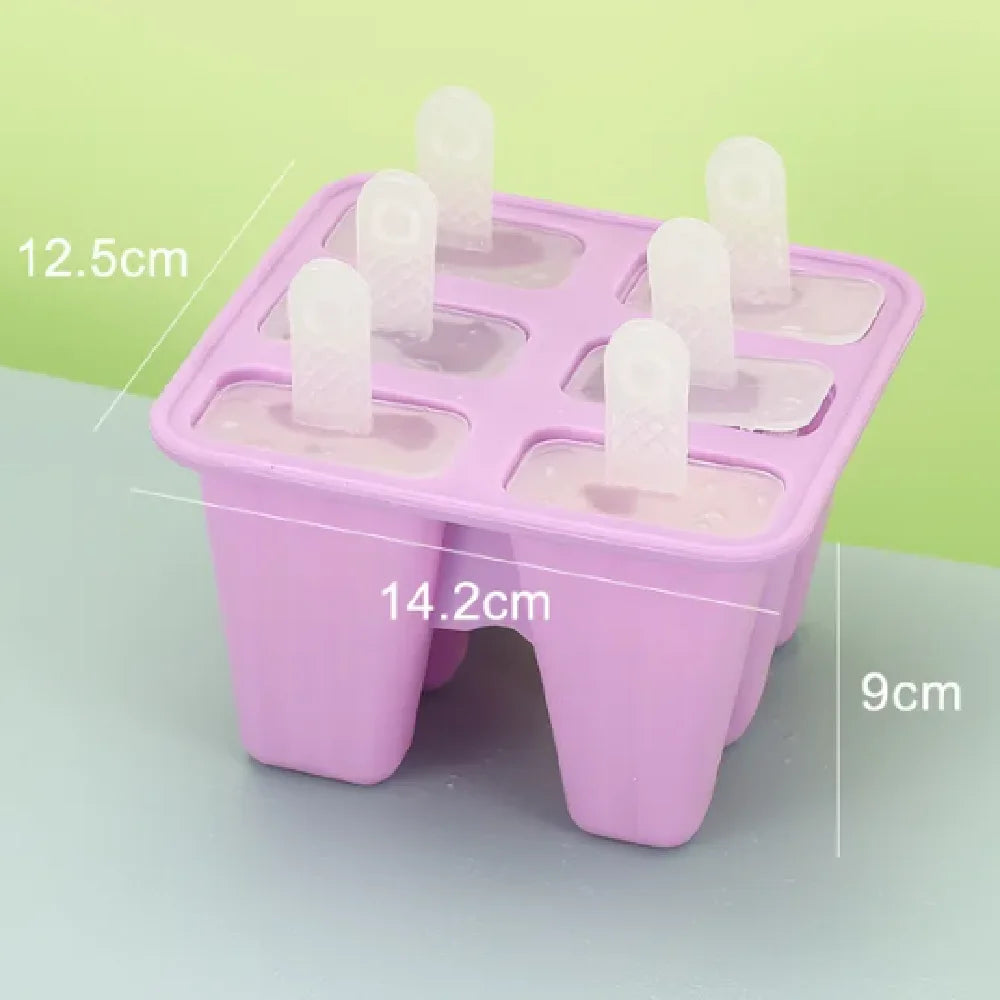 FrostyFun™ 10-Cavity Silicone Popsicle Mold – BPA-Free & Easy Release