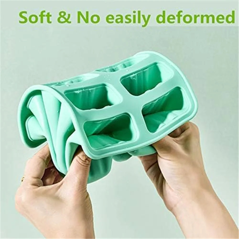 FrostyFun™ 10-Cavity Silicone Popsicle Mold – BPA-Free & Easy Release