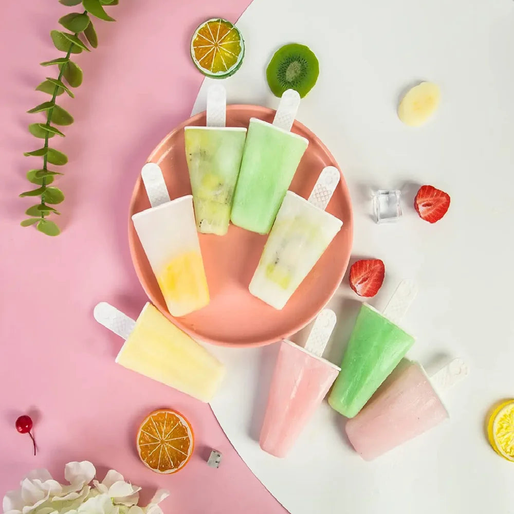 FrostyFun™ 10-Cavity Silicone Popsicle Mold – BPA-Free & Easy Release