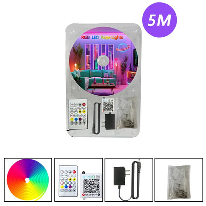GlowTune™ Bluetooth LED Strip – Music Sync Neon Light, Waterproof