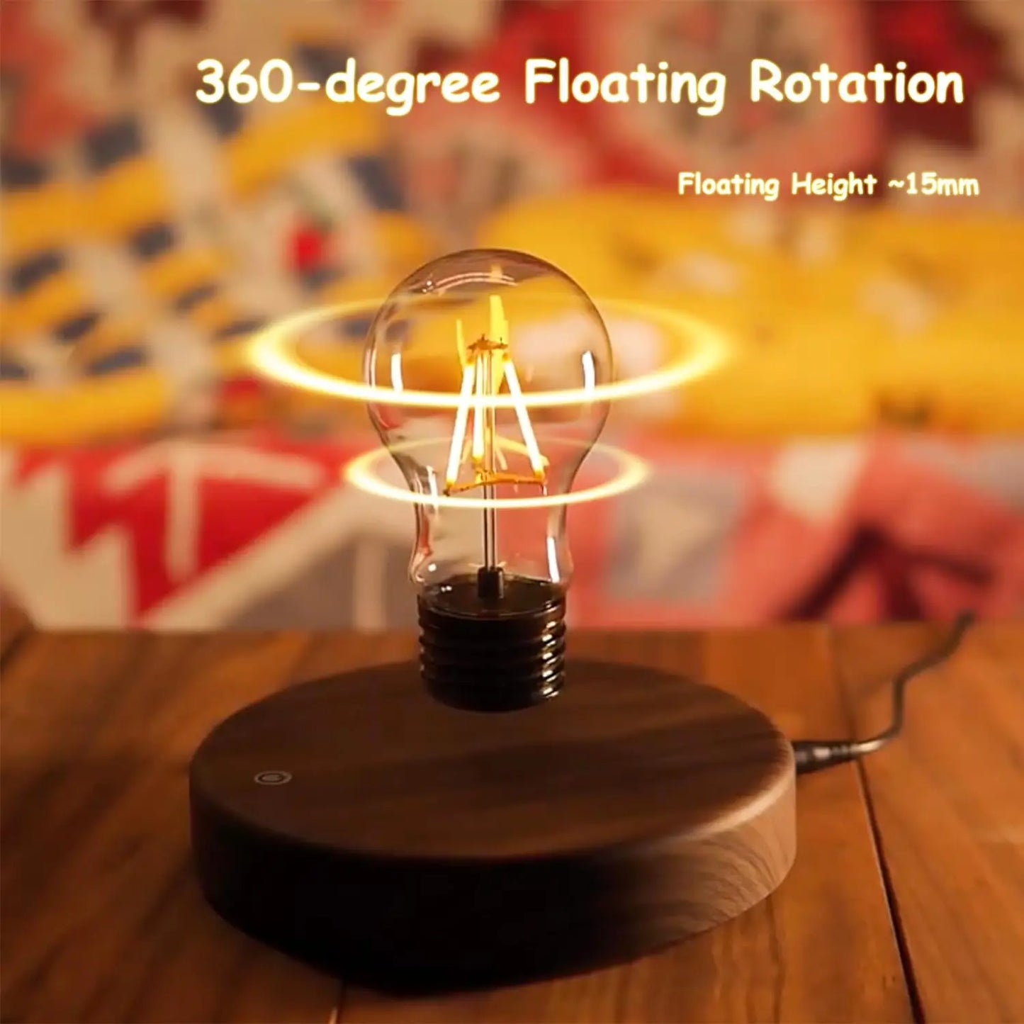 LunaFloat™ – Levitating 3D Moon Lamp with Touch Control & 3 Color Modes