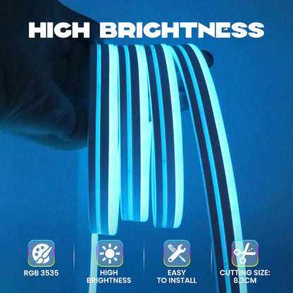 GlowTune™ Bluetooth LED Strip – Music Sync Neon Light, Waterproof