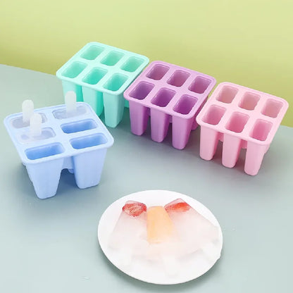 FrostyFun™ 10-Cavity Silicone Popsicle Mold – BPA-Free & Easy Release