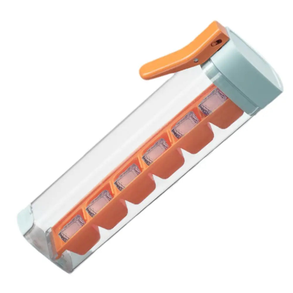 PushCube™ Press-to-Release Ice Tray – Effortless Cubes, Mess-Free Lid