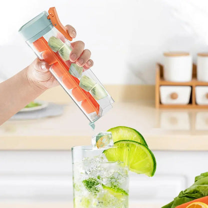 PushCube™ Press-to-Release Ice Tray – Effortless Cubes, Mess-Free Lid