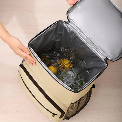 ChillTote™ 2-in-1 Beach Bag with Built-In Cooler — Waterproof, Lightweight, Large Capacity