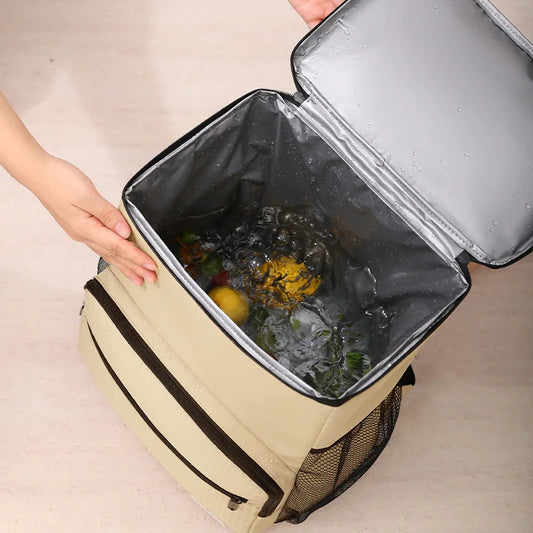 ChillTote™ 2-in-1 Beach Bag with Built-In Cooler — Waterproof, Lightweight, Large Capacity